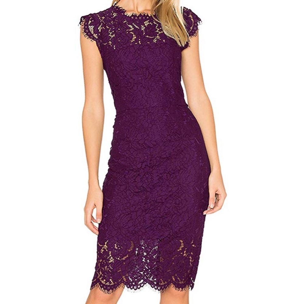 NWT WMN XL Sleeveless Lace Cocktail Dress CrewNeck